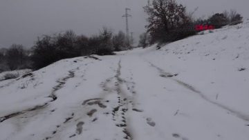 Trakya’nın yükseklerinde kar yağışı