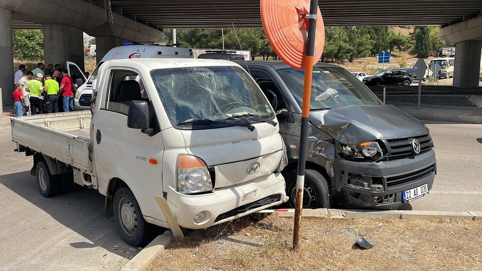 Edirne Keşan’da Trafik Kazasında 1 Kişi Yaralandı